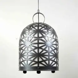 Lampu Taman Kurungan Ukir Anti Korosi